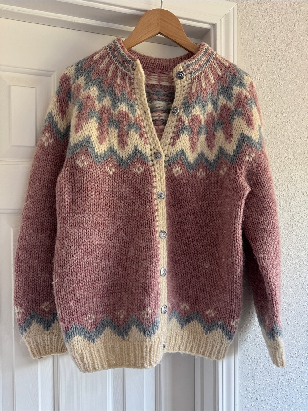 VTG Icelandic Wool Cardigan